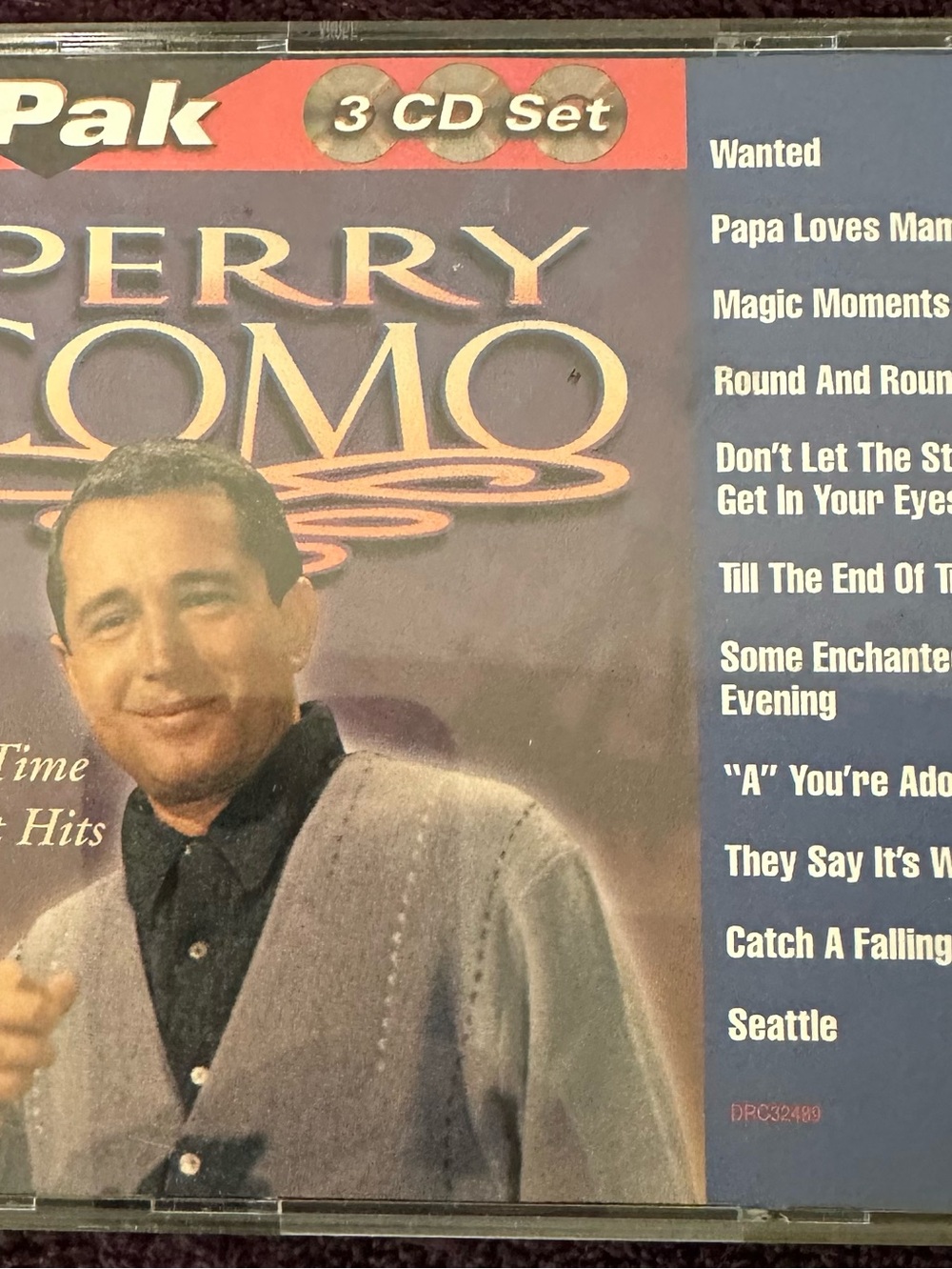 This Perry Como ‘36 All Time Greatest Hits’ 3CD set vintage 2000 3 pak